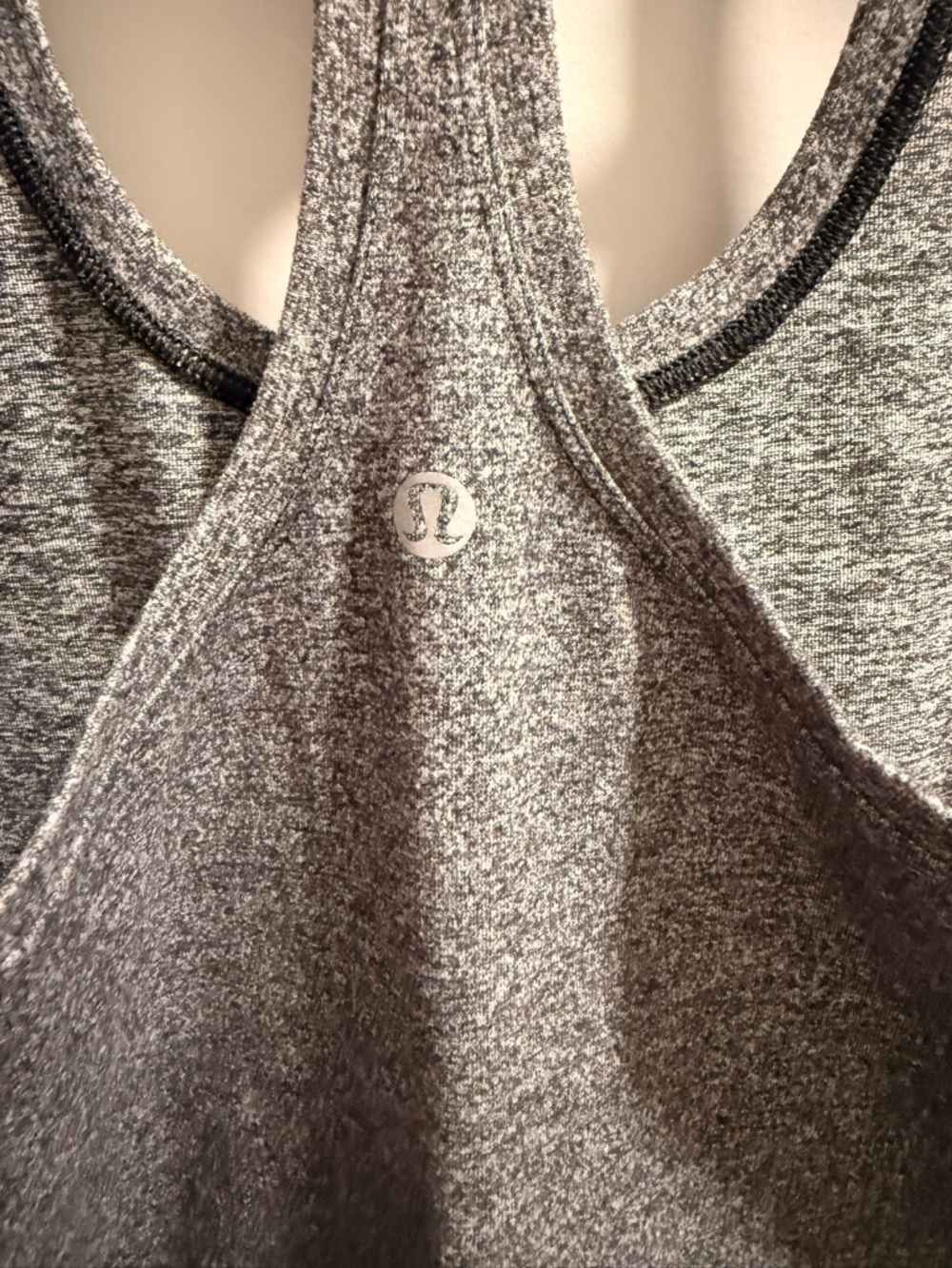 lululemon athletica Heathered Gray Racerback Tank - Picture 3 of 3